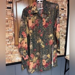 Vintage 90’s The Limited Tunic Blouse with side slits